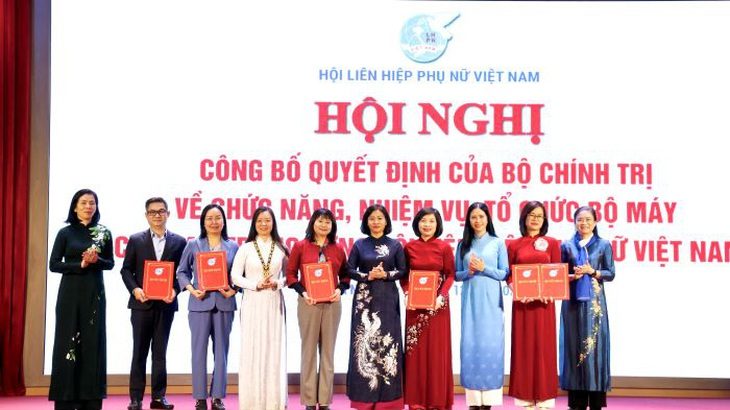 Bộ máy mới của Trung ương Hội Liên hiệp phụ nữ Việt Nam sau tinh gọn - Ảnh 1.