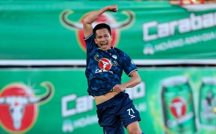 Hoàng Anh Gia Lai  tìm được chiến thắng sau 7 vòng chỉ hòa và thua - Ảnh: MINH TRẦN