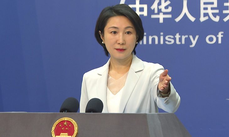 Phát ngôn viên Bộ Ngoại giao Trung Quốc Mao Ninh - Ảnh: GLOBAL TIMES