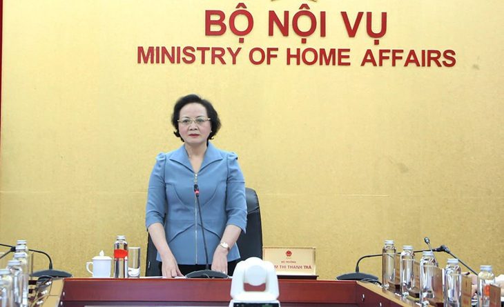 Bộ trưởng Bộ Nội vụ Phạm Thị Thanh Trà - Ảnh: THANH TUẤN
